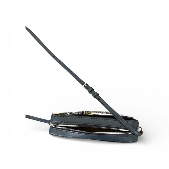 Michael Kors Dark Blue Crossbody Bag with Lemon Print NWOT - Picture 4 of 4